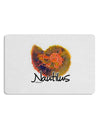 Nautilus Fossil Watercolor Text Placemat Set of 4 Placemats-Placemat-TooLoud-White-Davson Sales