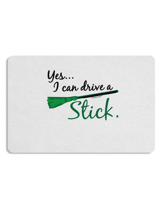 Drive Stick Green Placemat Set of 4 Placemats-Placemat-TooLoud-White-Davson Sales