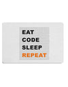 Eat Sleep Code Repeat Placemat by TooLoud Set of 4 Placemats-Placemat-TooLoud-White-Davson Sales