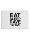 Eat Sleep Rave Repeat Placemat by TooLoud Set of 4 Placemats-Placemat-TooLoud-White-Davson Sales