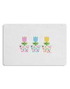 Three Easter Tulips Placemat by TooLoud Set of 4 Placemats-Placemat-TooLoud-White-Davson Sales