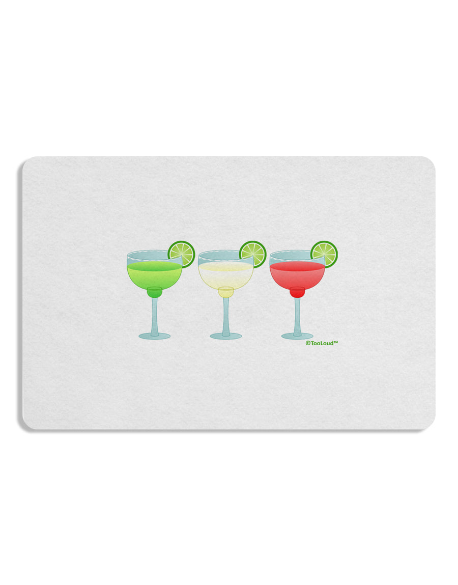 Margaritas - Mexican Flag Colors - Cinco de Mayo Placemat by TooLoud Set of 4 Placemats-Placemat-TooLoud-White-Davson Sales