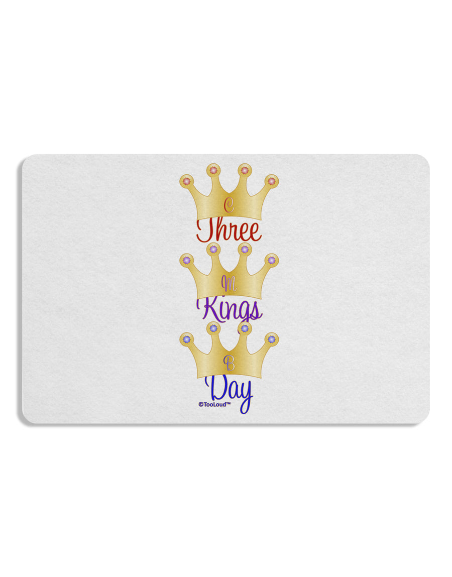 Three Kings Day - C M B Crowns Placemat by TooLoud Set of 4 Placemats-Placemat-TooLoud-White-Davson Sales