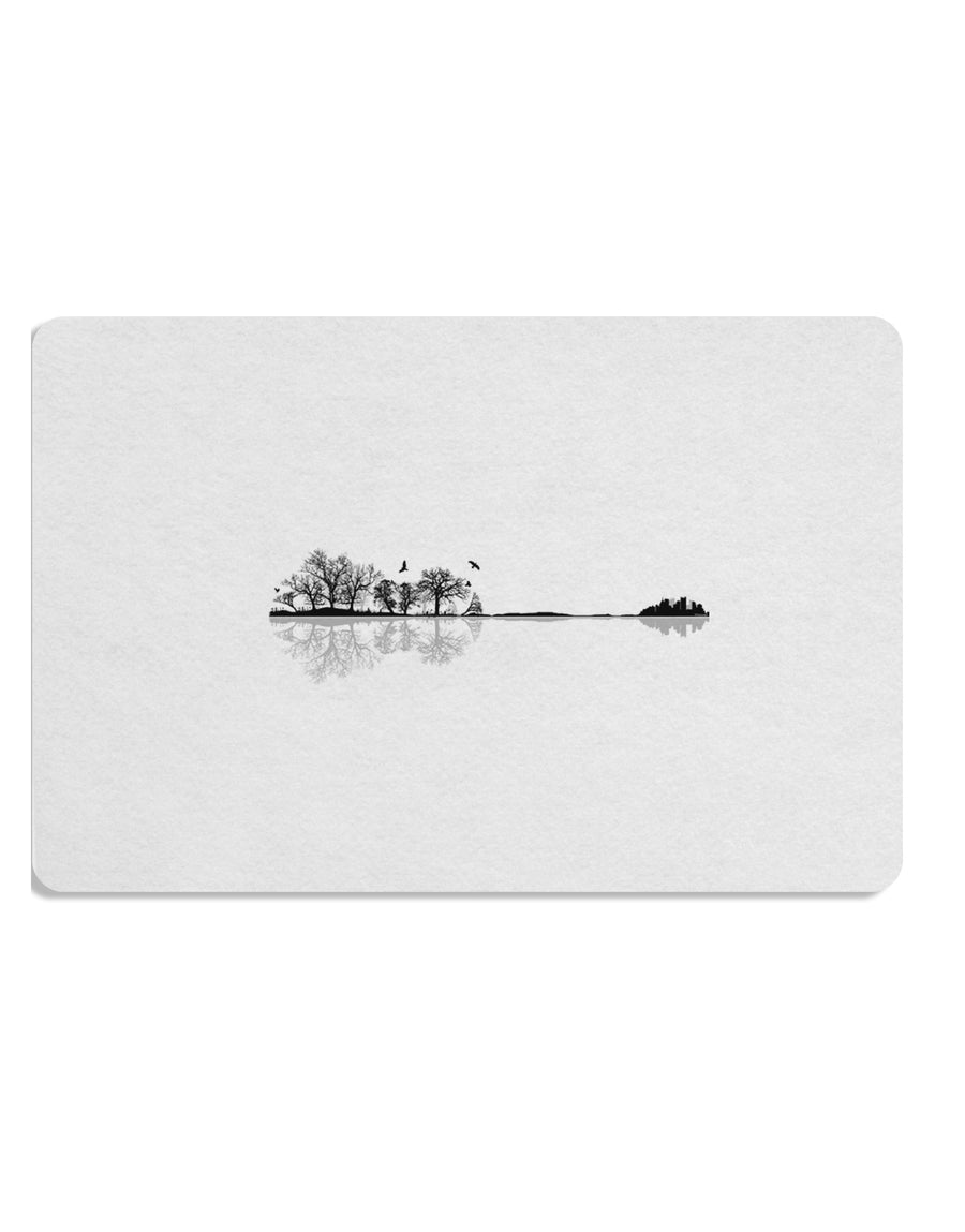 Nature's Harmony Guitar Placemat by TooLoud Set of 4 Placemats-Placemat-TooLoud-White-Davson Sales