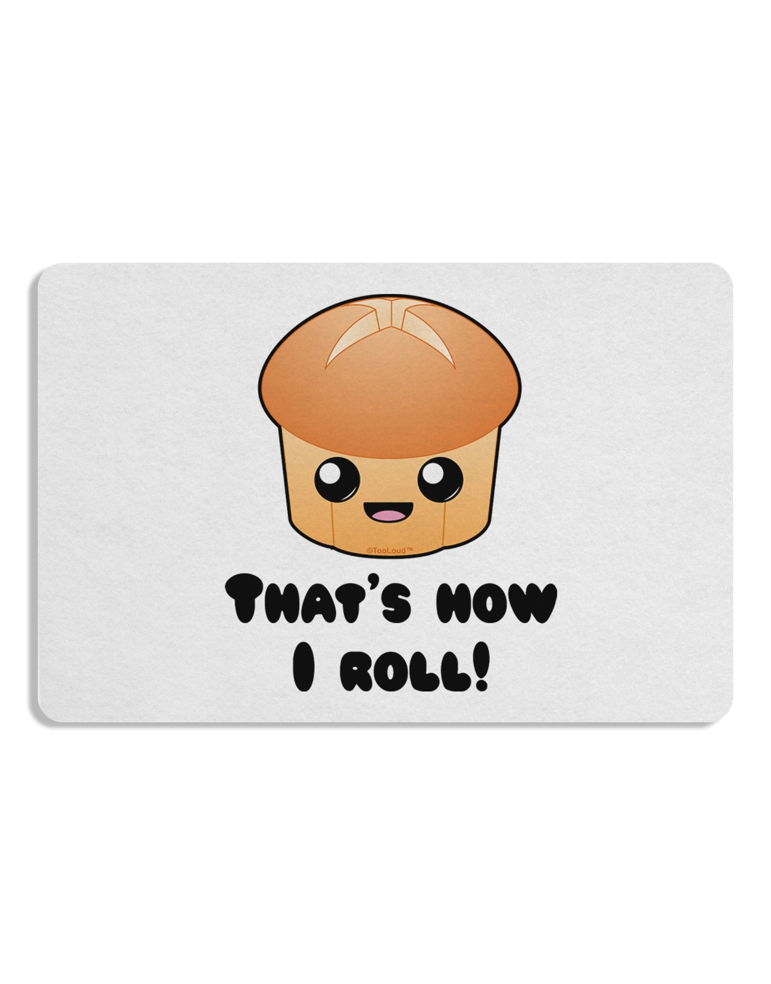 How I Roll Cute Roll Placemat Set of 4 Placemats-Placemat-TooLoud-White-Davson Sales