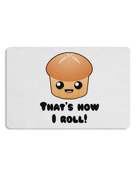 How I Roll Cute Roll Placemat Set of 4 Placemats-Placemat-TooLoud-White-Davson Sales