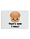 How I Roll Cute Roll Placemat Set of 4 Placemats-Placemat-TooLoud-White-Davson Sales