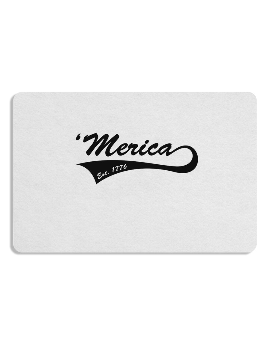 Merica Established 1776 Placemat by TooLoud Set of 4 Placemats-Placemat-TooLoud-White-Davson Sales