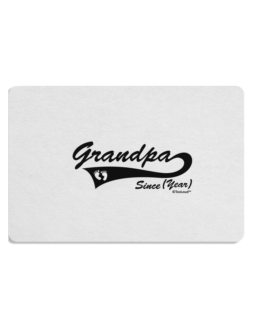 TooLoud Custom Grandpa Since YOUR YEAR Placemat Set of 4 Placemats Multi-pack-Placemat-TooLoud-Davson Sales