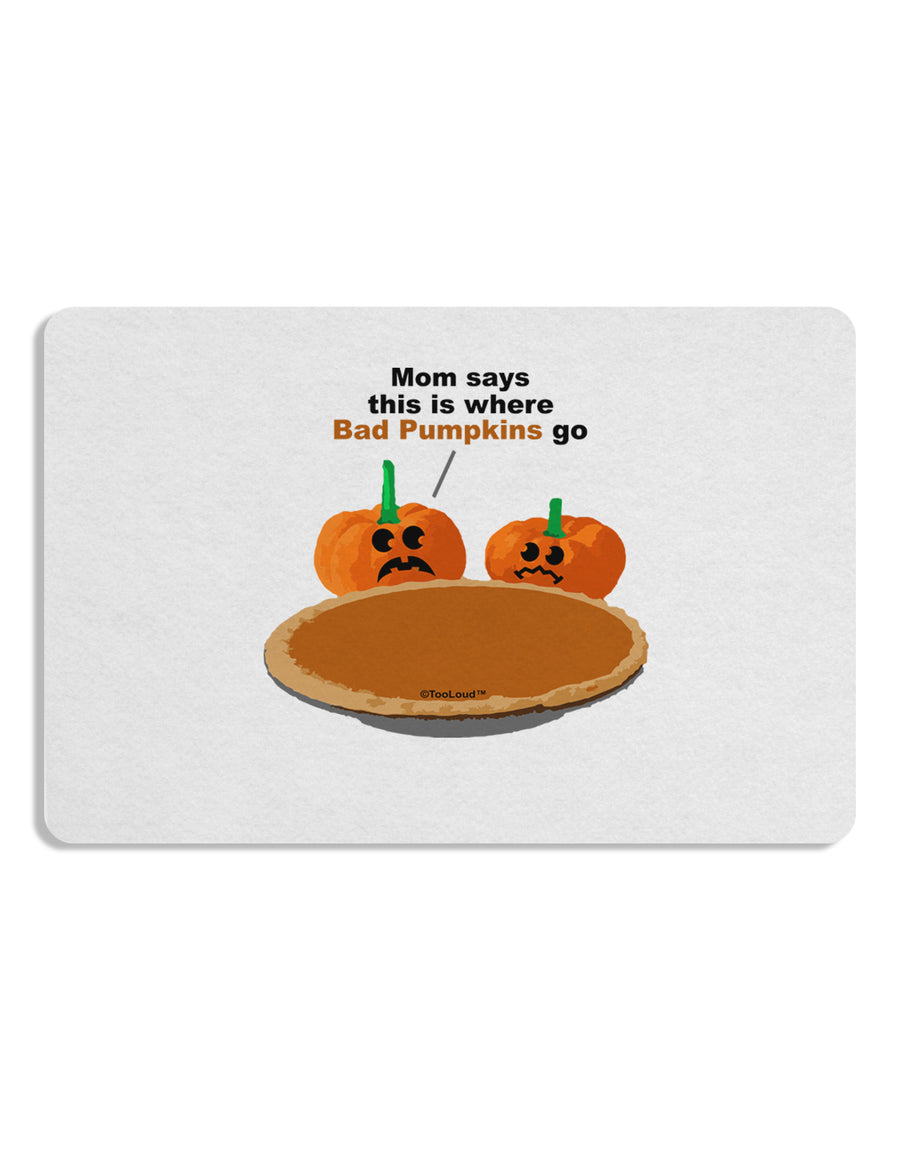 Where Bad Pumpkins Go Placemat Set of 4 Placemats-Placemat-TooLoud-White-Davson Sales