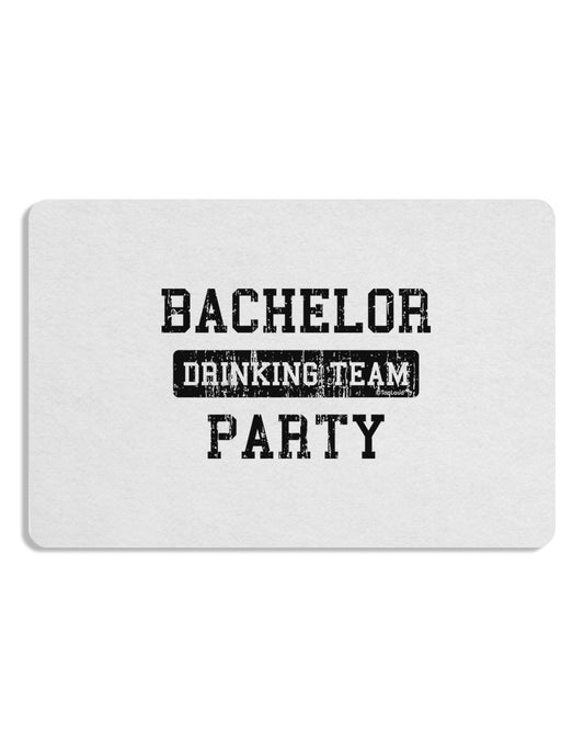 Bachelor Party Drinking Team - Distressed Placemat Set of 4 Placemats-Placemat-TooLoud-White-Davson Sales