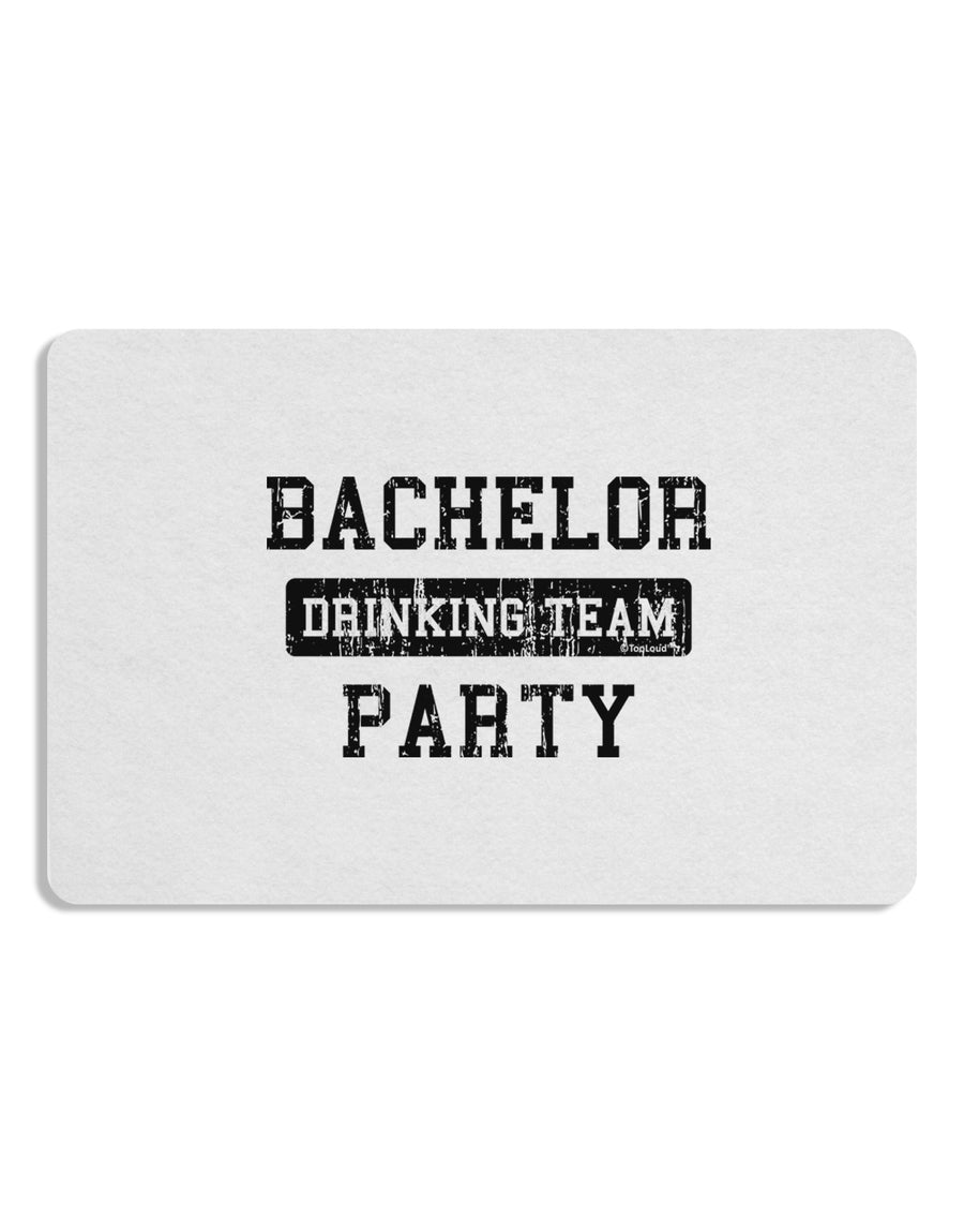 Bachelor Party Drinking Team - Distressed Placemat Set of 4 Placemats-Placemat-TooLoud-White-Davson Sales