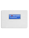 I Heart My Nerd Husband - Retro Placemat by TooLoud Set of 4 Placemats-Placemat-TooLoud-White-Davson Sales