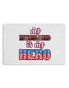 My Husband is My Hero - Armed Forces Placemat by TooLoud Set of 4 Placemats-Placemat-TooLoud-White-Davson Sales