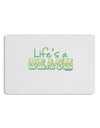 Lifes a Beach Color Placemat by TooLoud Set of 4 Placemats-Placemat-TooLoud-White-Davson Sales