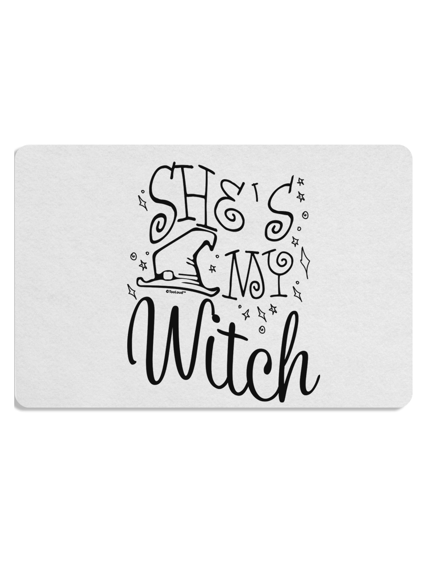 TooLoud She's My Witch Placemat Set of 4 Placemats Multi-pack-Placemat-TooLoud-Davson Sales