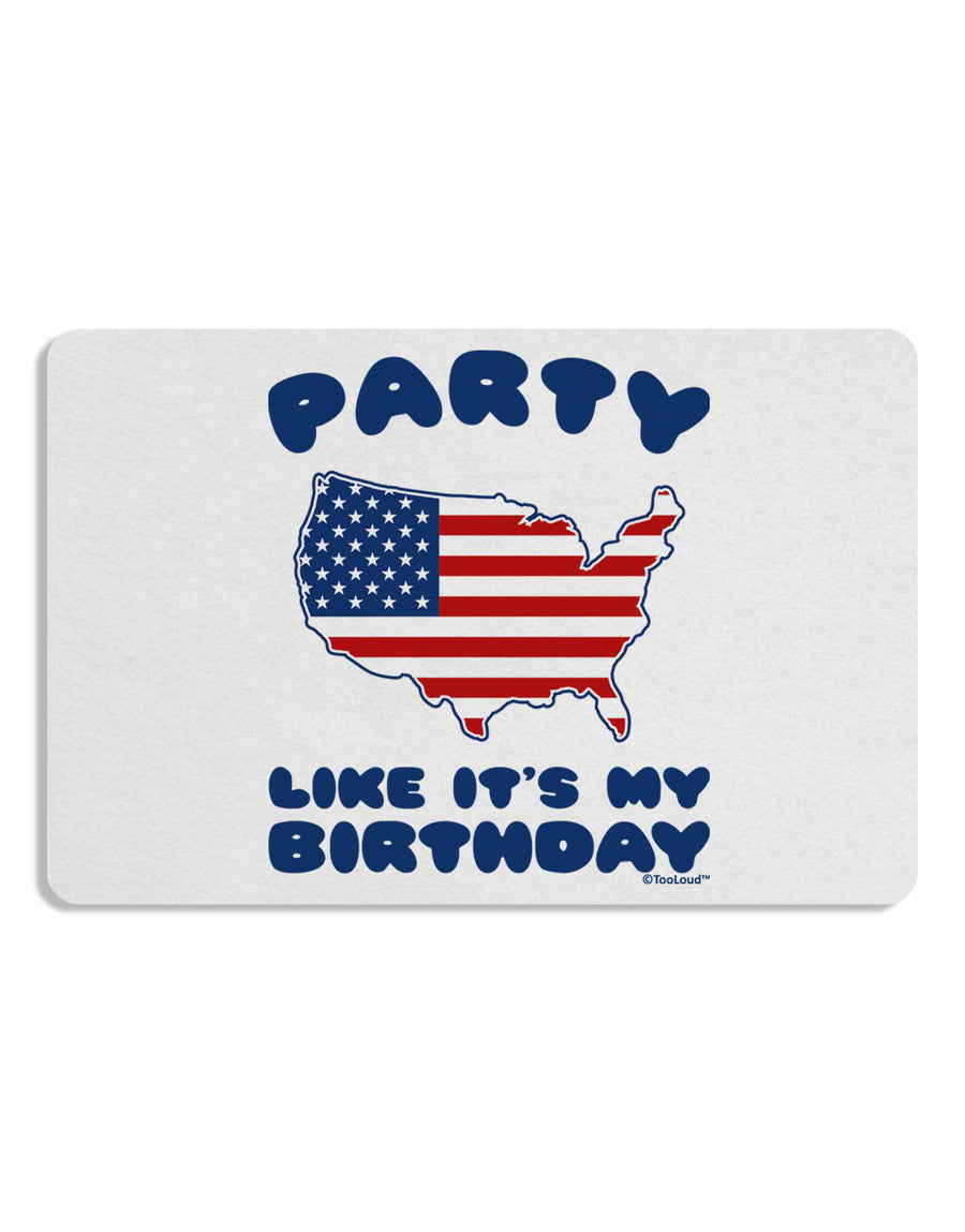 Party Like It's My Birthday - 4th of July Placemat Set of 4 Placemats-Placemat-TooLoud-White-Davson Sales