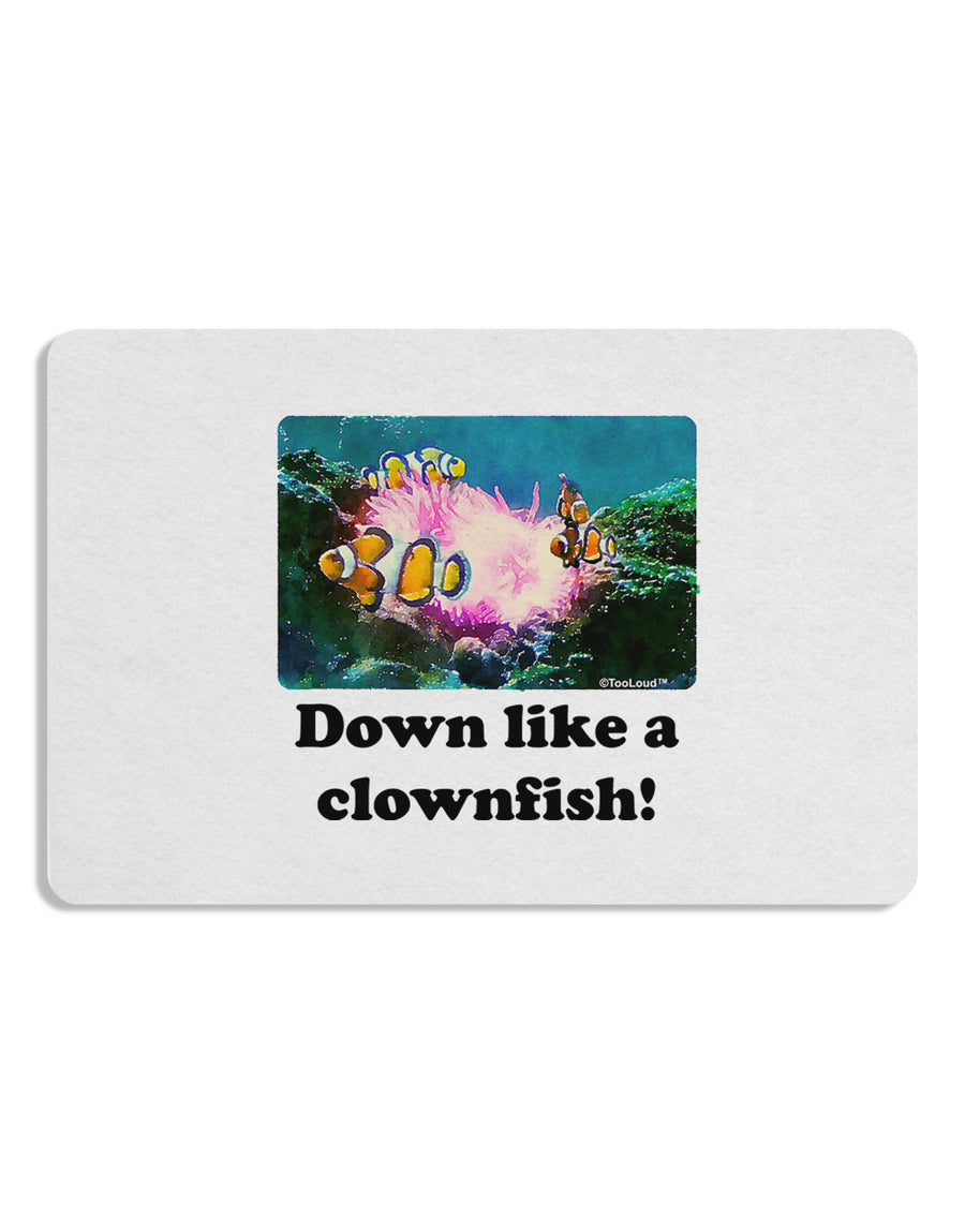 Down Like A Clownfish Placemat Set of 4 Placemats-Placemat-TooLoud-White-Davson Sales