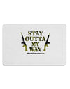Black Friday Vet - Outta My Way Placemat Set of 4 Placemats-Placemat-TooLoud-White-Davson Sales
