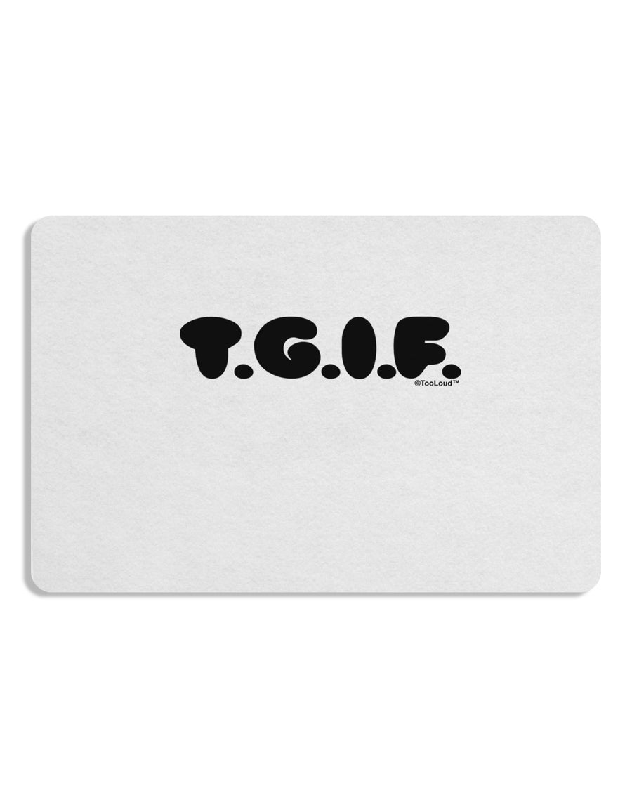 Thank God It's Friday - TGIF Placemat by TooLoud Set of 4 Placemats-Placemat-TooLoud-White-Davson Sales