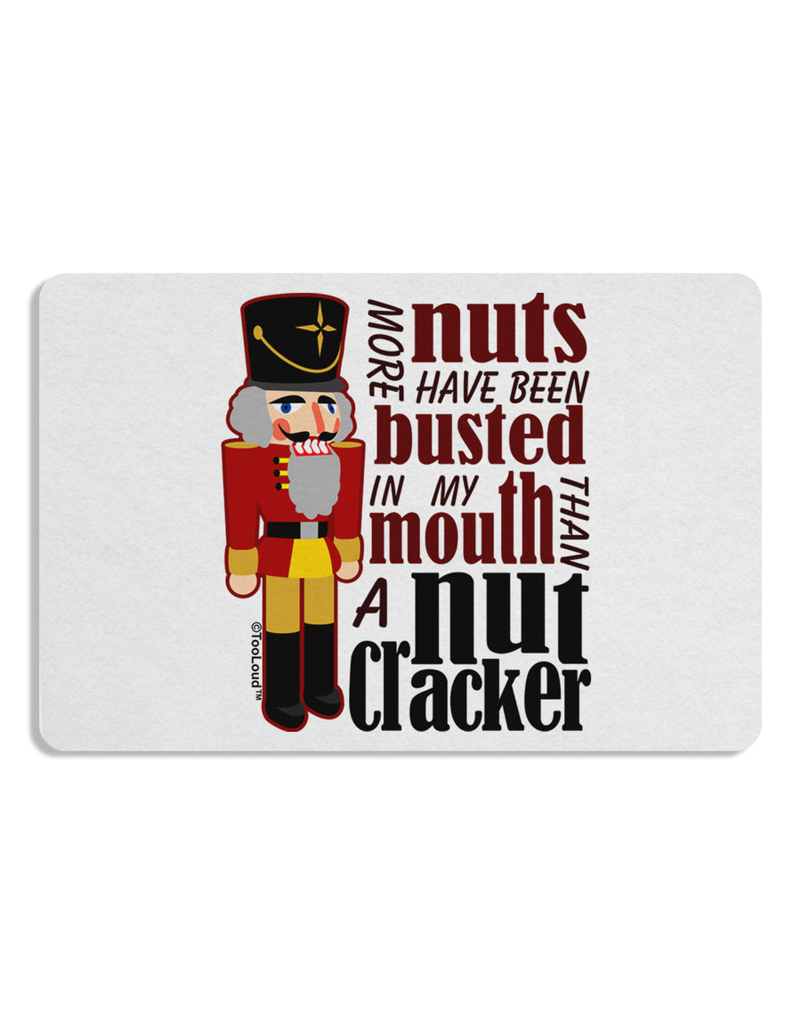 More Nuts Busted - My Mouth Placemat by TooLoud Set of 4 Placemats-Placemat-TooLoud-White-Davson Sales