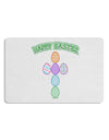 Happy Easter Egg Cross Faux Applique Placemat Set of 4 Placemats-Placemat-TooLoud-White-Davson Sales