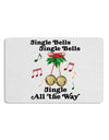 Jingle Bells All the way Placemat Set of 4 Placemats-Placemat-TooLoud-White-Davson Sales