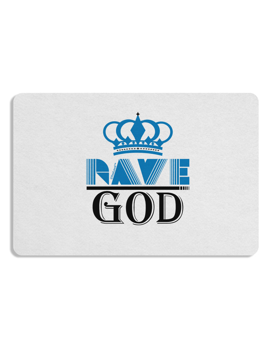 Rave God Placemat Set of 4 Placemats-Placemat-TooLoud-White-Davson Sales