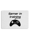 Gamer In Training BnW Placemat by TooLoud Set of 4 Placemats-Placemat-TooLoud-White-Davson Sales