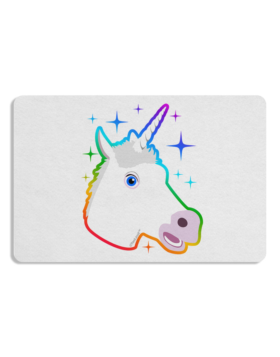 Magical Rainbow Sparkle Unicorn Placemat Set of 4 Placemats-Placemat-TooLoud-White-Davson Sales