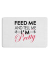 Feed Me and Tell Me I'm Pretty Placemat Set of 4 Placemats-Placemat-TooLoud-White-Davson Sales