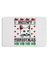 Meowy Christmas Cat Knit Look Placemat by TooLoud Set of 4 Placemats-Placemat-TooLoud-White-Davson Sales