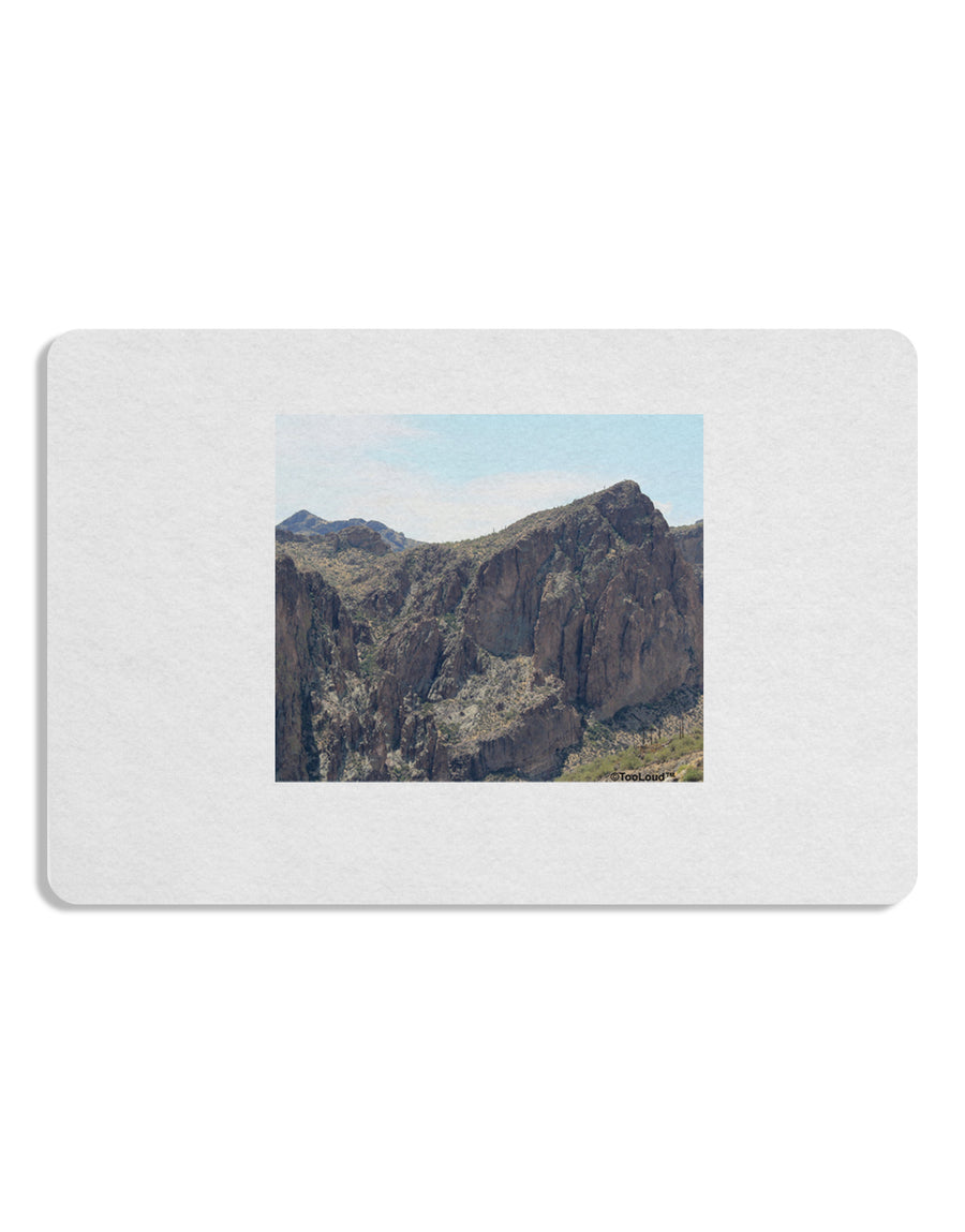 Arizona Saguaro Lake Mountains Placemat Set of 4 Placemats-Placemat-TooLoud-White-Davson Sales