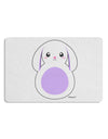 Cute Bunny with Floppy Ears - Purple Placemat by TooLoud Set of 4 Placemats-Placemat-TooLoud-White-Davson Sales