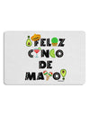 Feliz Cinco de Mayo - Fiesta Icons Placemat by TooLoud Set of 4 Placemats-Placemat-TooLoud-White-Davson Sales