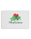 Mistletoe Merry Christmas Text 12 x 18 Placemat Set of 4 Placemats-Placemat-TooLoud-White-Davson Sales