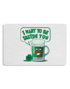 Green Beer - Inside You Placemat Set of 4 Placemats-Placemat-TooLoud-White-Davson Sales