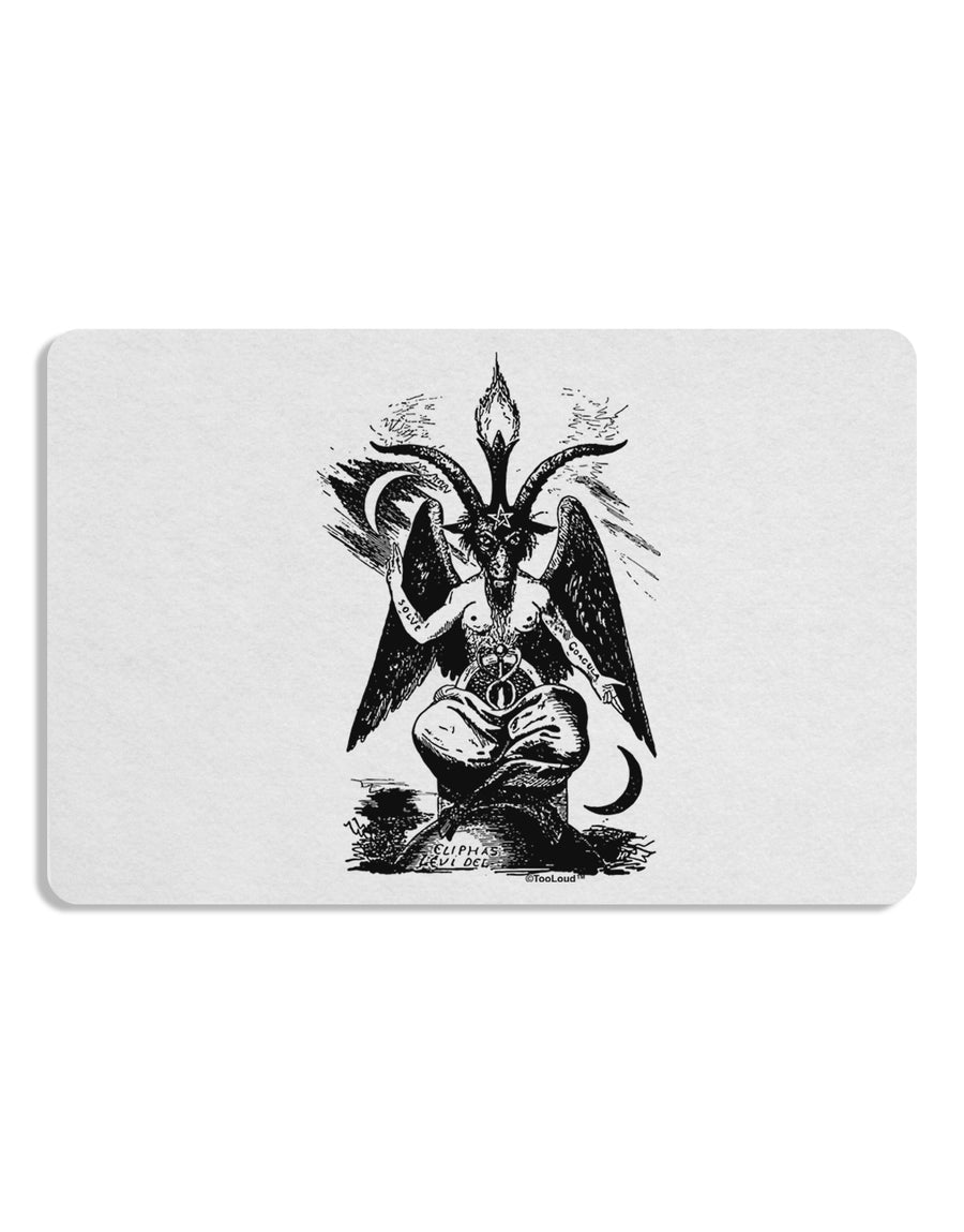 Baphomet Illustration Placemat by TooLoud Set of 4 Placemats-Placemat-TooLoud-White-Davson Sales
