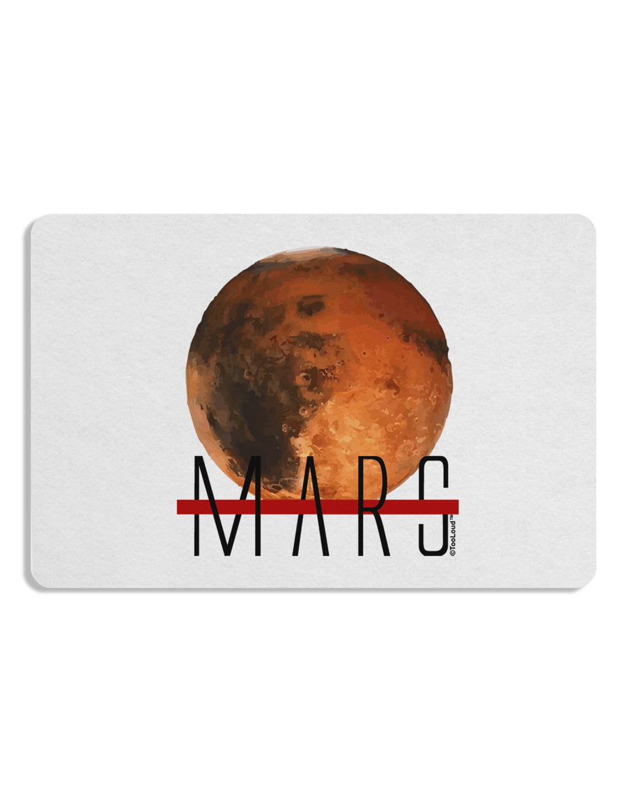 Planet Mars Text Placemat Set of 4 Placemats-Placemat-TooLoud-White-Davson Sales