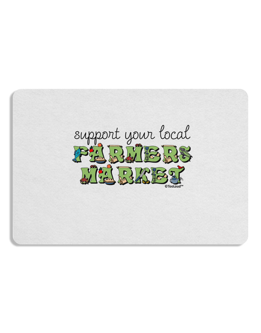 Support Your Local Farmers Market - Color Placemat Set of 4 Placemats-Placemat-TooLoud-White-Davson Sales