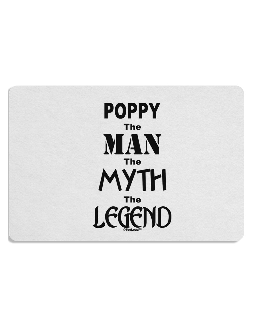 Poppy The Man The Myth The Legend Placemat by TooLoud Set of 4 Placemats-Placemat-TooLoud-White-Davson Sales