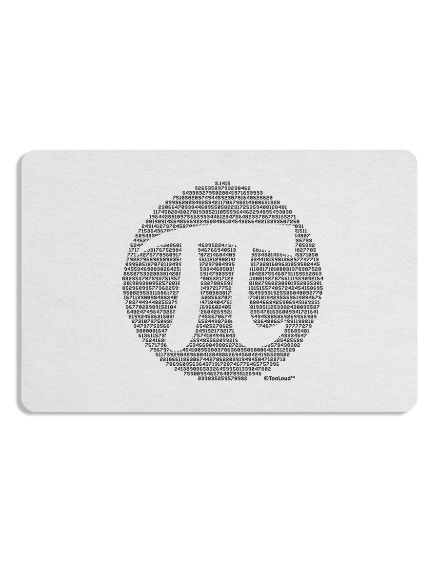 Pi Day Design - Pi Circle Cutout Placemat by TooLoud Set of 4 Placemats-Placemat-TooLoud-White-Davson Sales