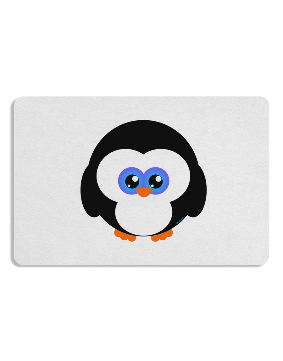 Cute Penguin Christmas 12 x 18 Placemat Set of 4 Placemats-Placemat-TooLoud-White-Davson Sales