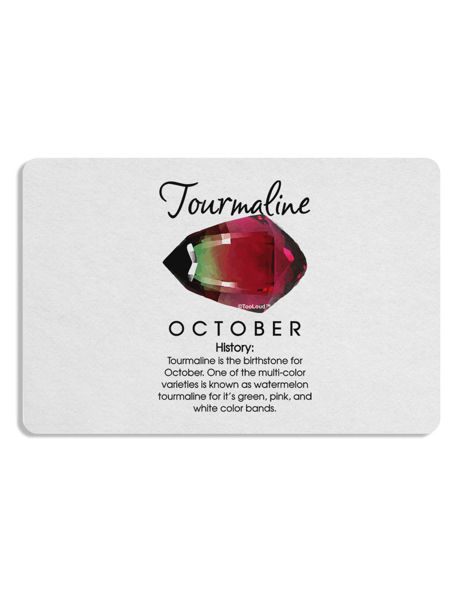 Birthstone Tourmaline Placemat by TooLoud Set of 4 Placemats-Placemat-TooLoud-White-Davson Sales