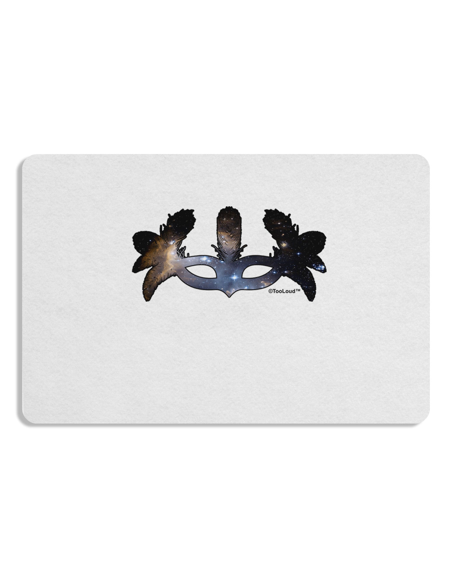 Galaxy Masquerade Mask Placemat by TooLoud Set of 4 Placemats-Placemat-TooLoud-White-Davson Sales
