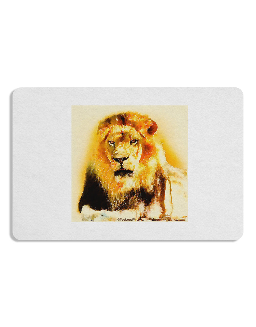 Lion Watercolor 4 Placemat Set of 4 Placemats-Placemat-TooLoud-White-Davson Sales