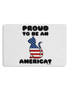 Proud to Be an Americat Placemat by TooLoud Set of 4 Placemats-Placemat-TooLoud-White-Davson Sales