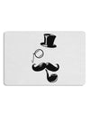 Tophat Mustache Pipe and Monocle Placemat Set of 4 Placemats-Placemat-TooLoud-White-Davson Sales