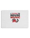 Twerk To House Placemat Set of 4 Placemats-Placemat-TooLoud-White-Davson Sales