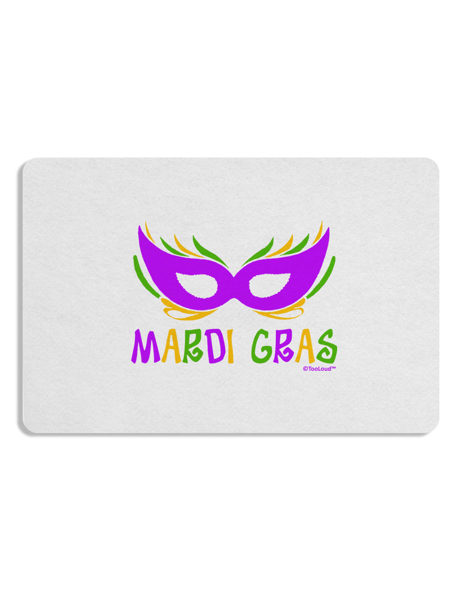 Mardi Gras - Purple Gold Green Mask Placemat by TooLoud Set of 4 Placemats-Placemat-TooLoud-White-Davson Sales